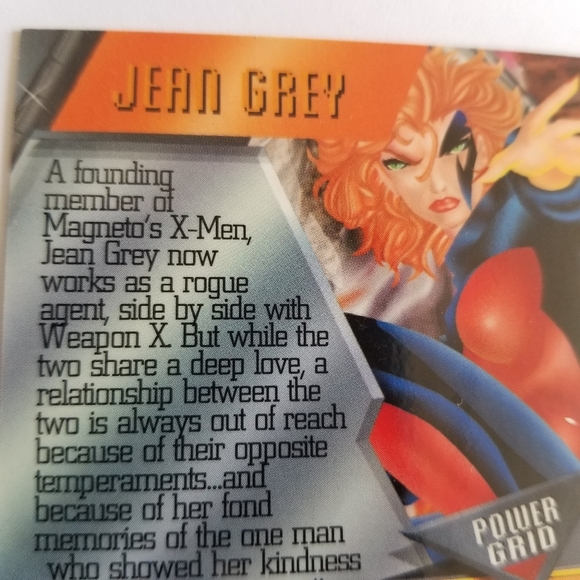 Vintage Marvel Metal trading card from 1995 Jean Grey card #6 - Picture 12 of 12